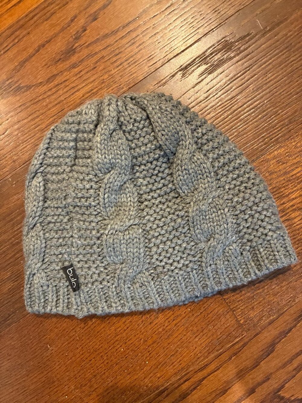 Bula Grey Knit Beanie Hat